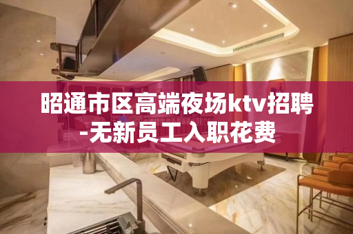 昭通市区高端夜场ktv招聘-无新员工入职花费