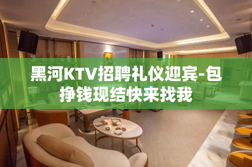 黑河KTV招聘礼仪迎宾-包挣钱现结快来找我