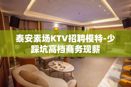泰安素场KTV招聘模特-少踩坑高档商务现薪