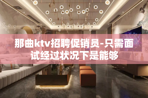那曲ktv招聘促销员-只需面试经过状况下是能够