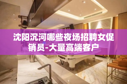 沈阳沉河哪些夜场招聘女促销员-大量高端客户