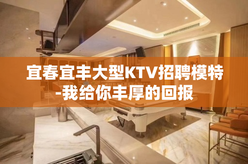 宜春宜丰大型KTV招聘模特-我给你丰厚的回报