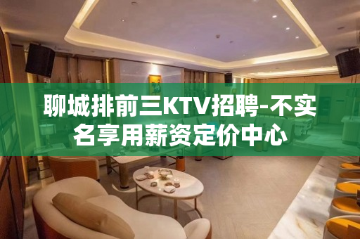 聊城排前三KTV招聘-不实名享用薪资定价中心