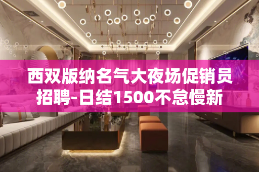 西双版纳名气大夜场促销员招聘-日结1500不怠慢新