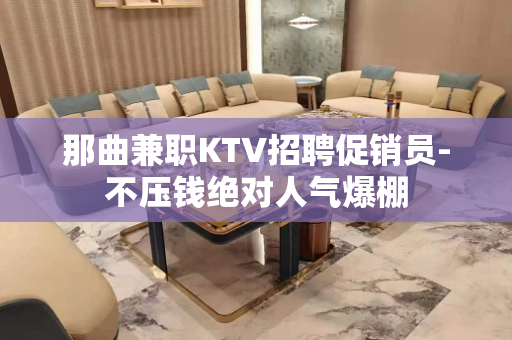那曲兼职KTV招聘促销员-不压钱绝对人气爆棚