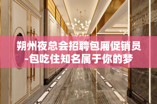 朔州夜总会招聘包厢促销员-包吃住知名属于你的梦