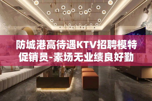 防城港高待遇KTV招聘模特促销员-素场无业绩良好勤少
