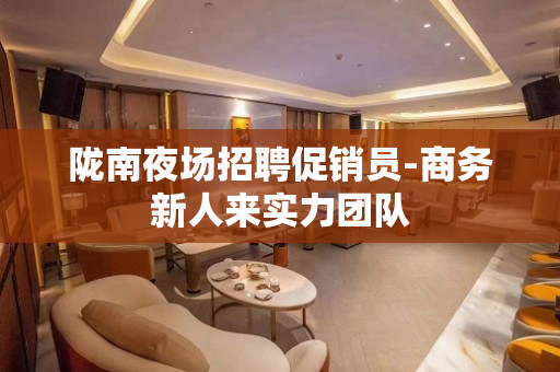 陇南夜场招聘促销员-商务新人来实力团队