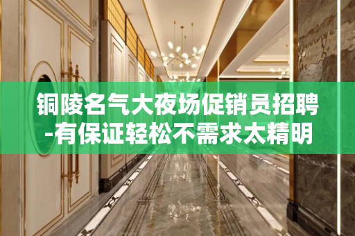 铜陵名气大夜场促销员招聘-有保证轻松不需求太精明