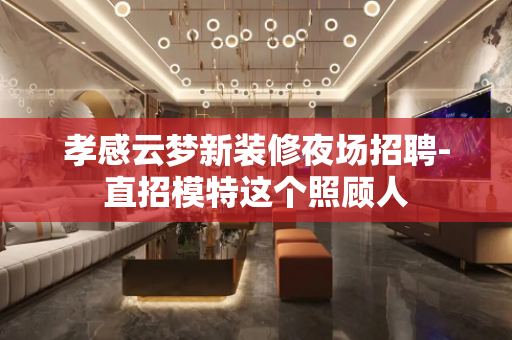孝感云梦新装修夜场招聘-直招模特这个照顾人