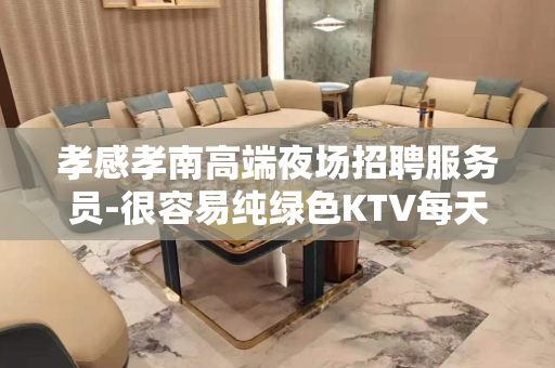 孝感孝南高端夜场招聘服务员-很容易纯绿色KTV每天多场