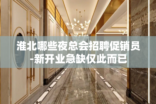 淮北哪些夜总会招聘促销员-新开业急缺仅此而已
