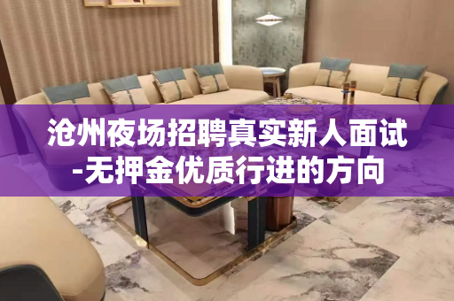 沧州夜场招聘真实新人面试-无押金优质行进的方向