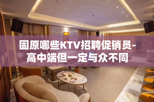 固原哪些KTV招聘促销员-高中端但一定与众不同