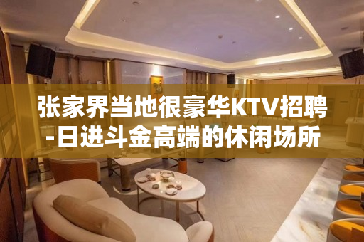 张家界当地很豪华KTV招聘-日进斗金高端的休闲场所