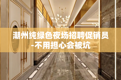 潮州纯绿色夜场招聘促销员-不用担心会被坑