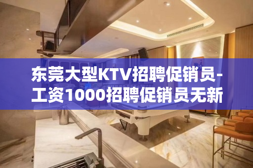 东莞大型KTV招聘促销员-工资1000招聘促销员无新员工入职