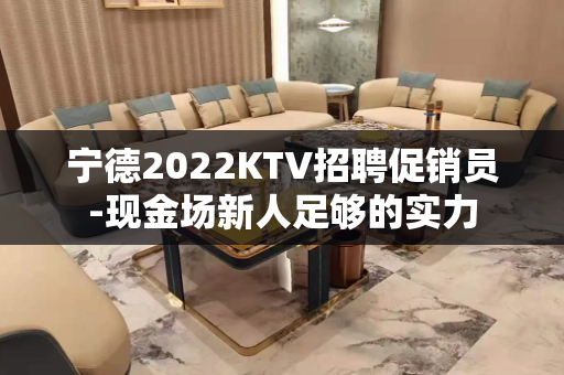 宁德2022KTV招聘促销员-现金场新人足够的实力