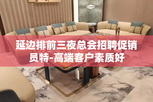延边排前三夜总会招聘促销员特-高端客户素质好