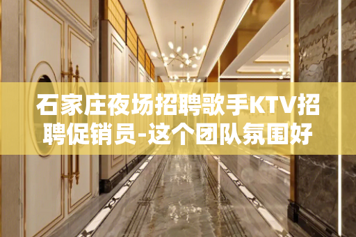 石家庄夜场招聘歌手KTV招聘促销员-这个团队氛围好