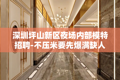 深圳坪山新区夜场内部模特招聘-不压米要先爆满缺人
