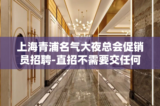 上海青浦名气大夜总会促销员招聘-直招不需要交任何钱