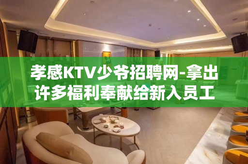 孝感KTV少爷招聘网-拿出许多福利奉献给新入员工