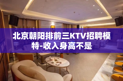 北京朝阳排前三KTV招聘模特-收入身高不是