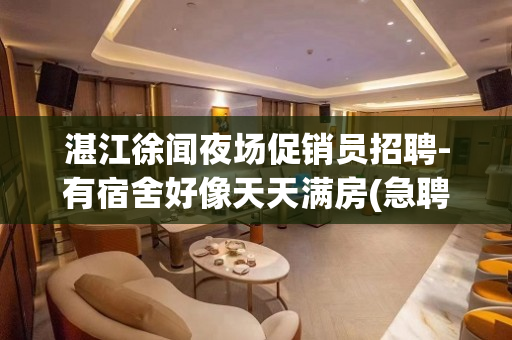 湛江徐闻夜场促销员招聘-有宿舍好像天天满房(急聘)