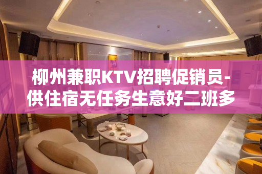 柳州兼职KTV招聘促销员-供住宿无任务生意好二班多