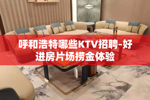 呼和浩特哪些KTV招聘-好进房片场捞金体验