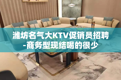 潍坊名气大KTV促销员招聘-商务型现结喝的很少