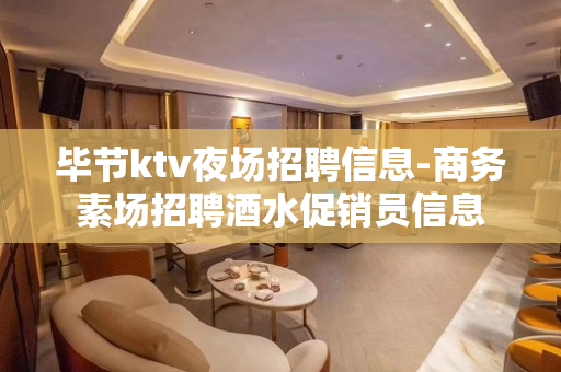 毕节ktv夜场招聘信息-商务素场招聘酒水促销员信息