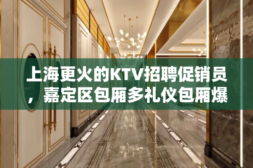 上海更火的KTV招聘促销员，嘉定区包厢多礼仪包厢爆满