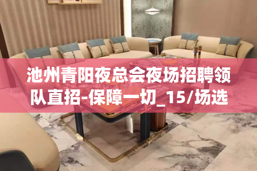 池州青阳夜总会夜场招聘领队直招-保障一切_15/场选择权在于