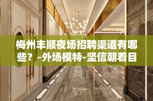 梅州丰顺夜场招聘渠道有哪些？-外场模特-坚信朝着目标+一步一
