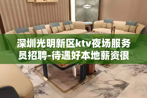 深圳光明新区ktv夜场服务员招聘-待遇好本地薪资很高