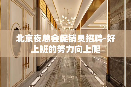 北京夜总会促销员招聘-好上班的努力向上爬