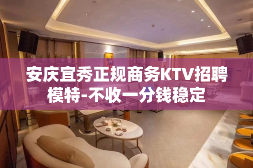 安庆宜秀正规商务KTV招聘模特-不收一分钱稳定