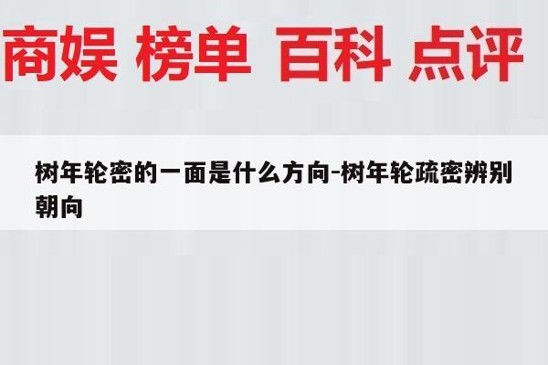 树年轮密的一面是什么方向-树年轮疏密辨别朝向